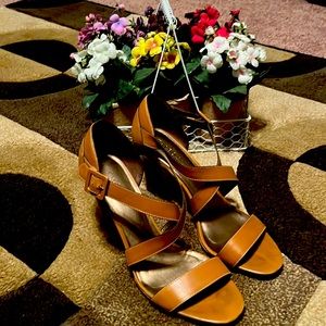 Natural Tan High Heels size 11B.